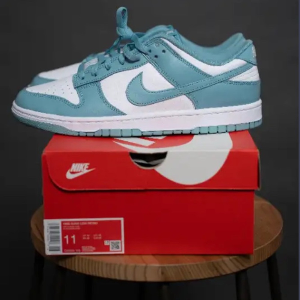 Downsizing Inventory SALE - Turquoise Nike Dunks.